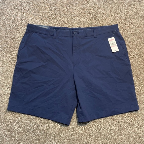 Vineyard Vines Performance Breaker Shorts Mens 40 8" Inseam Blue Stretch Preppy - Picture 1 of 7
